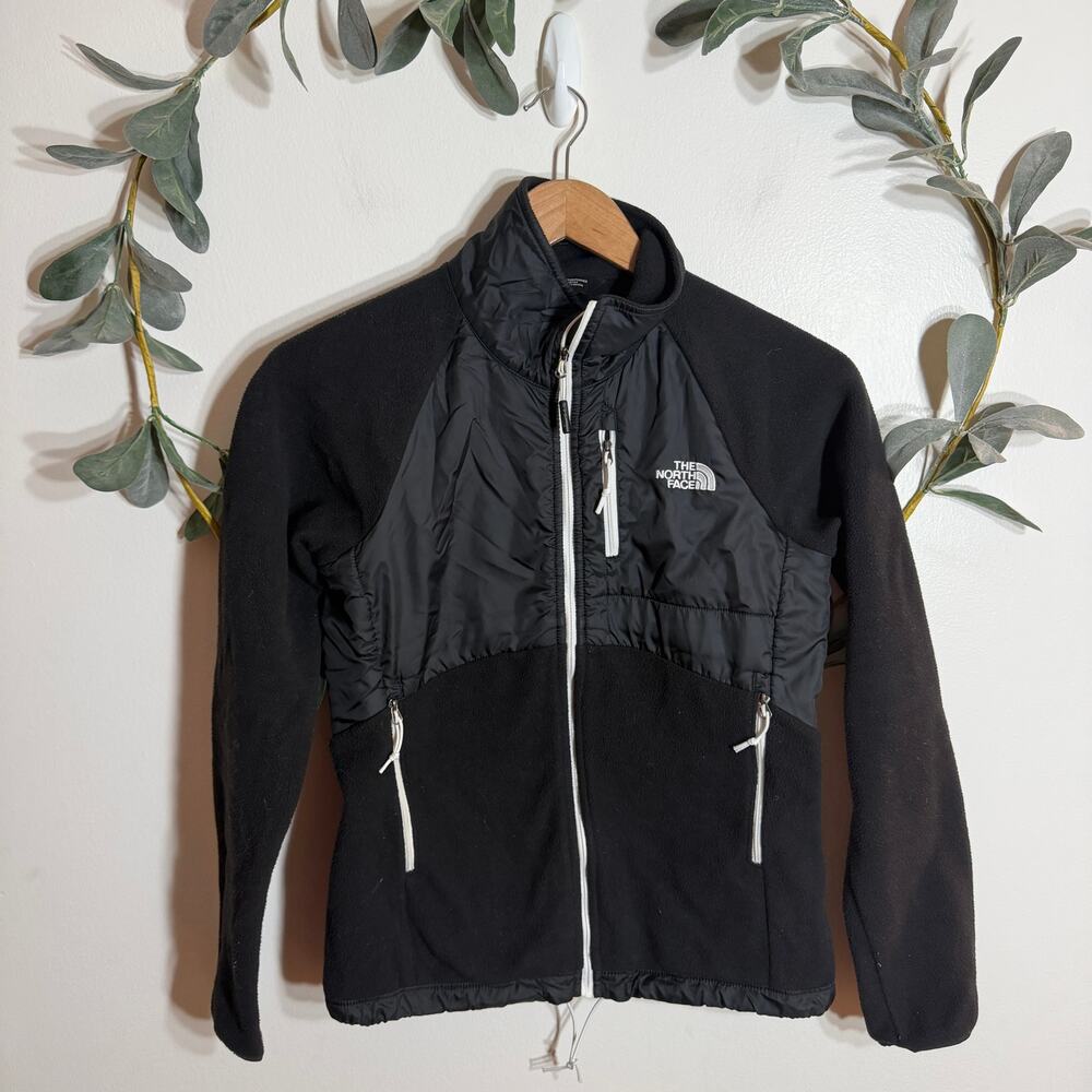 North Face Black Full Zip Fleece Jacket